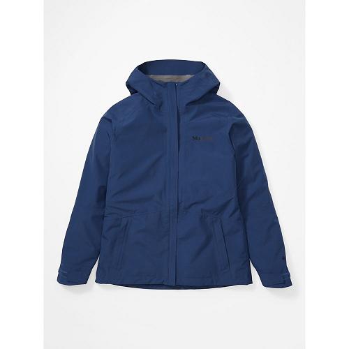 Marmot Rain Jacket Navy NZ - Minimalist Jackets Womens NZ2418603